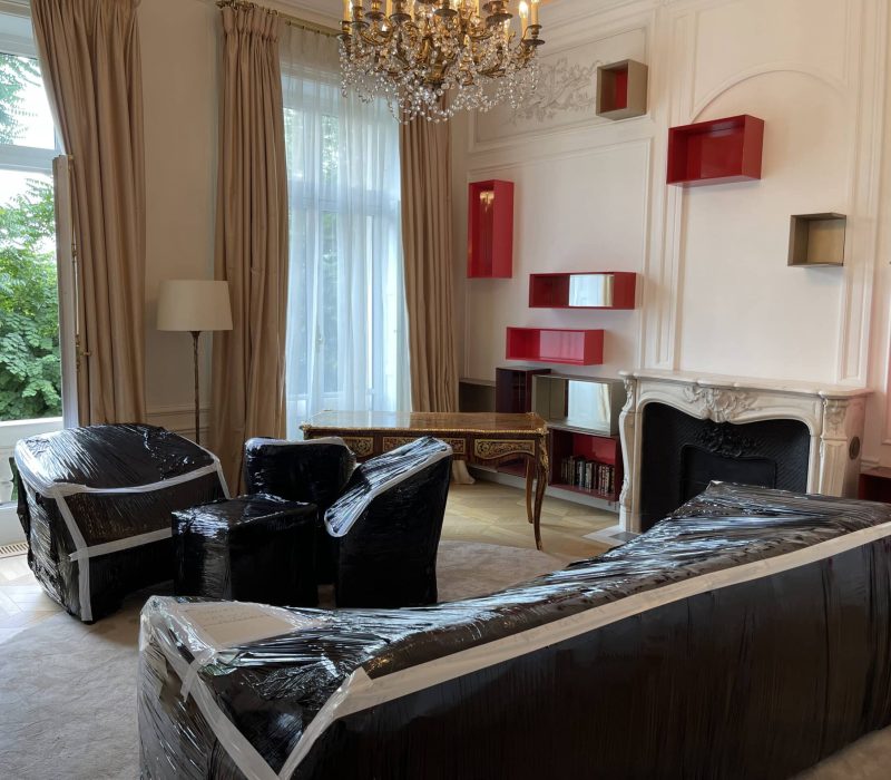 photo d'un déménagement de luxe à Paris
